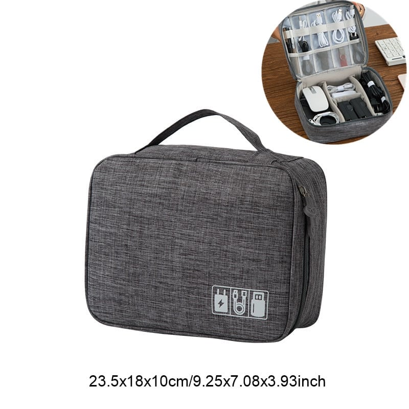 travel cable organizer bag, view 7 - MRSLM