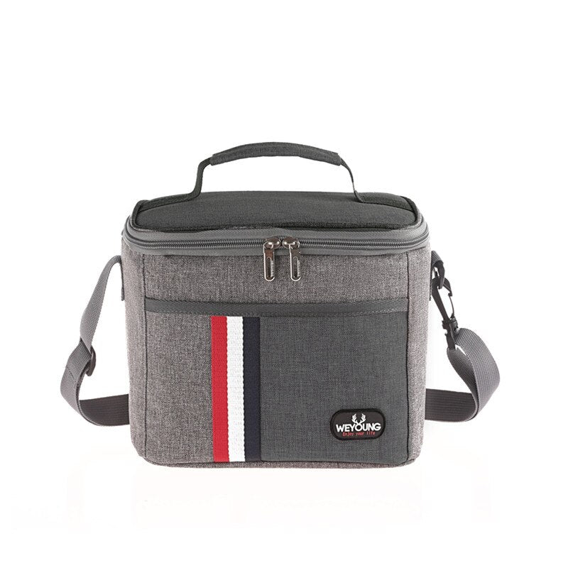 colorful insulated lunch bag, view 4 - MRSLM