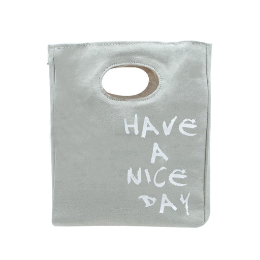 portable canvas lunch bag - MRSLM