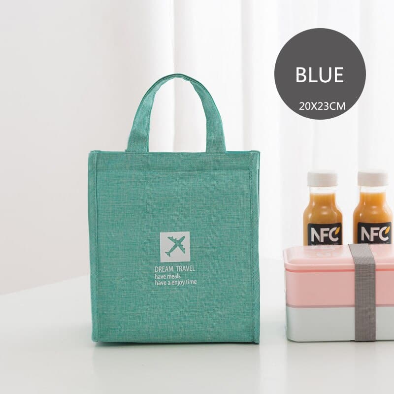 portable canvas lunch bag, view 16 - MRSLM
