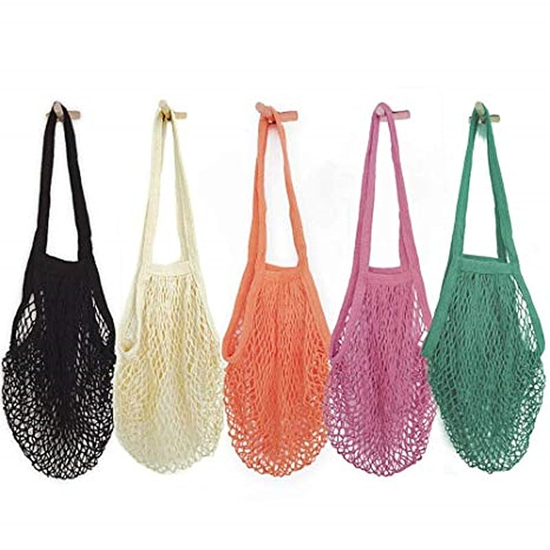 cotton net shopping bag, view 17 - MRSLM