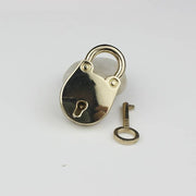 mini metal padlock with key, view 5 - MRSLM
