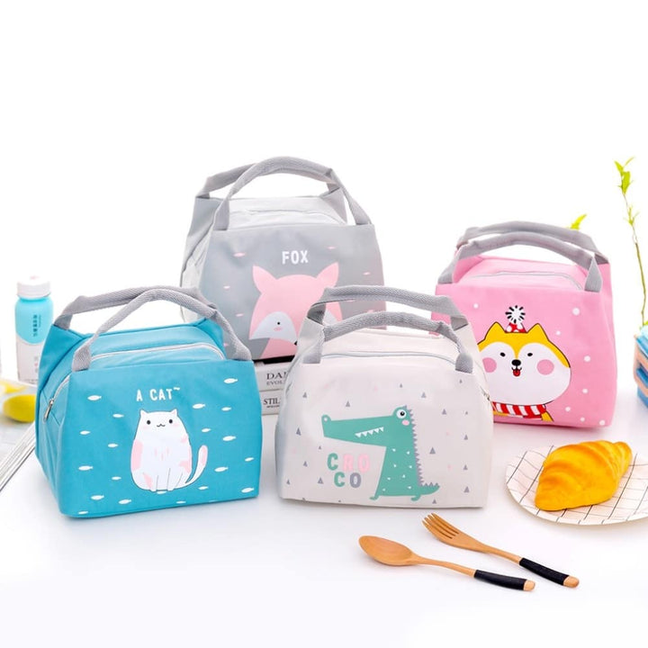 Children's Cartoon Insulated Lunch Bag