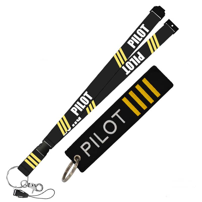 Pilot-Theme Cloth Lanyard