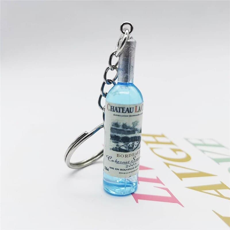 Wine Bottle Key Chain