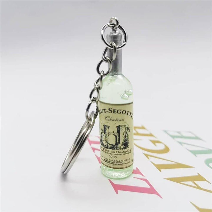 Wine Bottle Key Chain