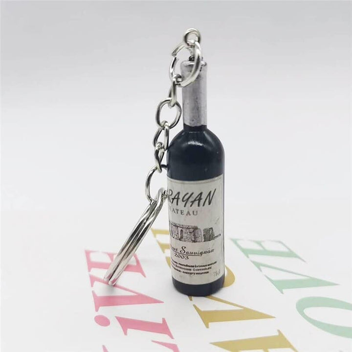 Wine Bottle Key Chain