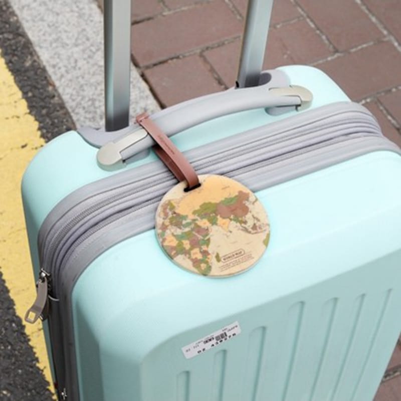 planet Earth luggage tag, view 7 - MRSLM