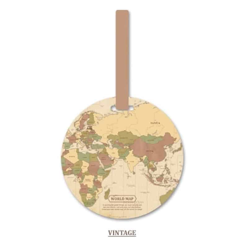 planet Earth luggage tag, view 5 - MRSLM