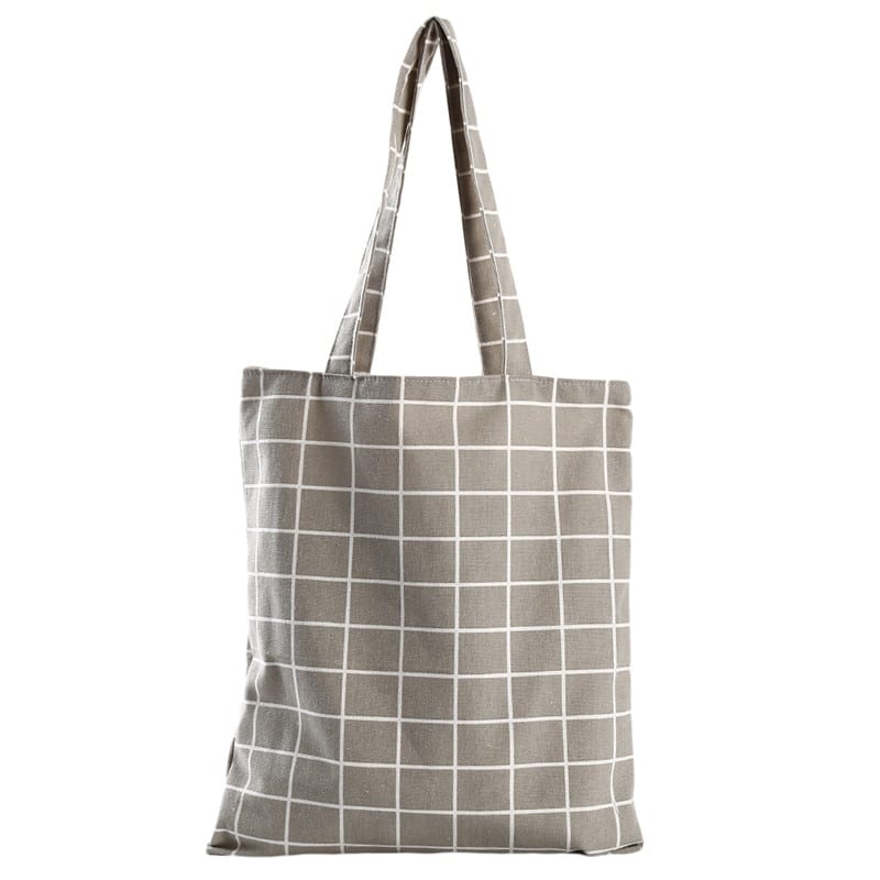 Plaid shopping bag, view 5 - MRSLM