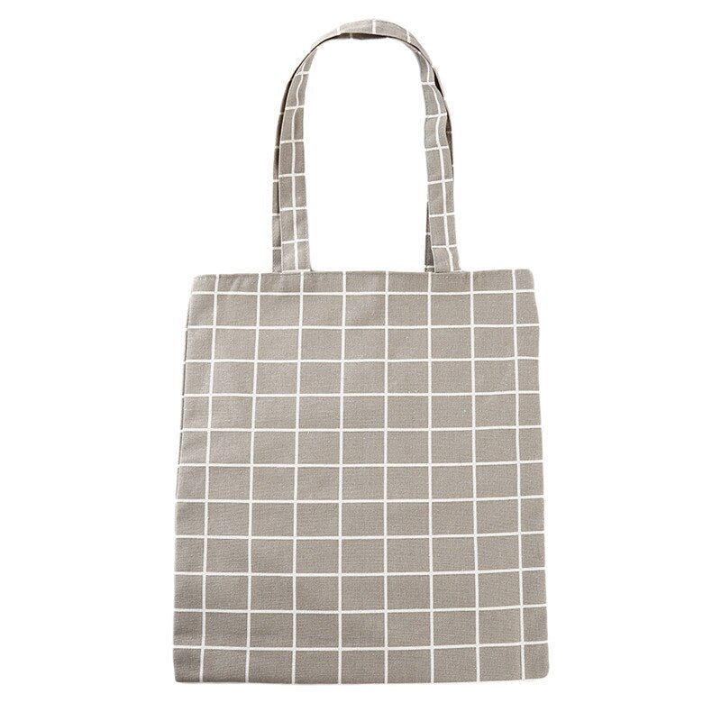 Plaid shopping bag, view 3 - MRSLM