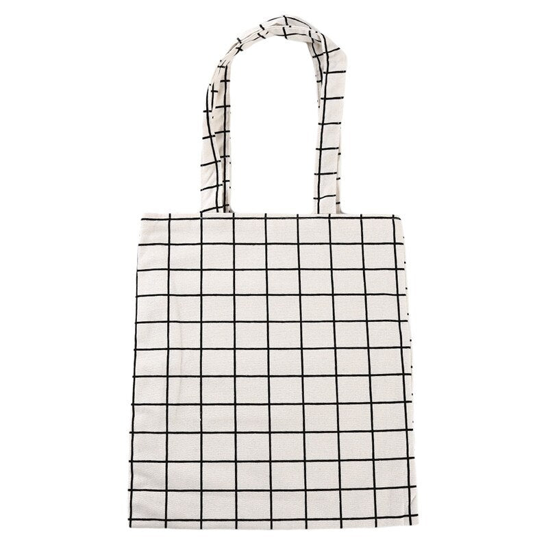 Plaid shopping bag, view 4 - MRSLM