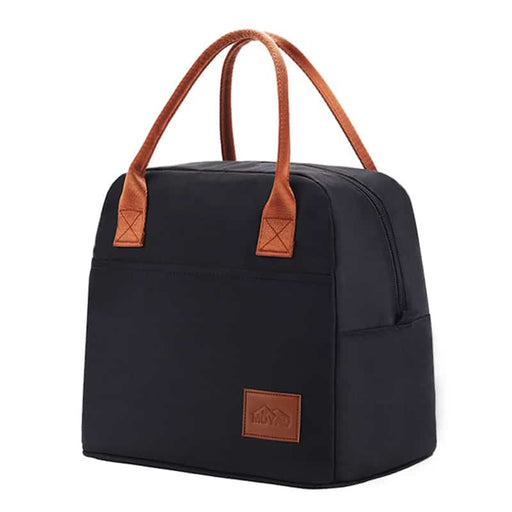 simple black cooler lunch bag - MRSLM