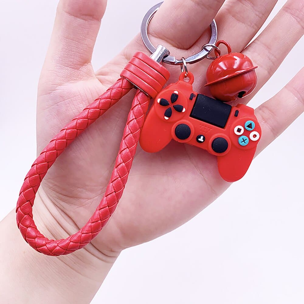 Braided Phone Number Key Chain