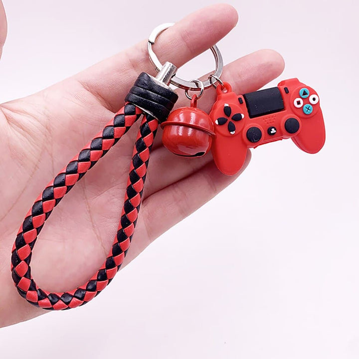 Braided Phone Number Key Chain