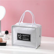 insulated PU leather lunch bag, view 7 - MRSLM