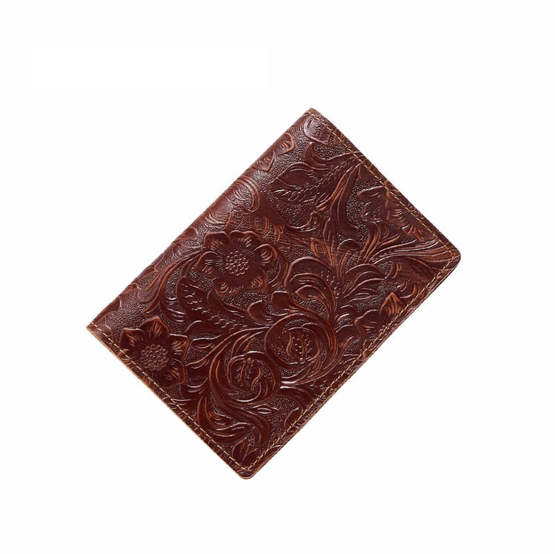 genuine leather travel passport cover, view 3 - MRSLM