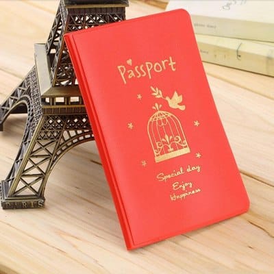 Colorful Faux Leather Passport Covers