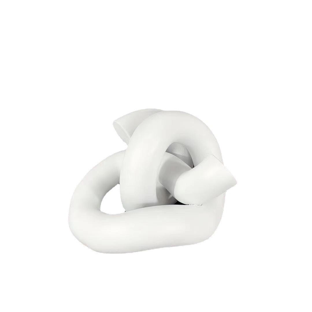 White Winding Paperweight Ornaments - MRSLM