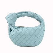 woven small round macaron bag, view 16 - MRSLM
