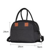 large oxford cloth insulated lunch bag, view 10 - MRSLM