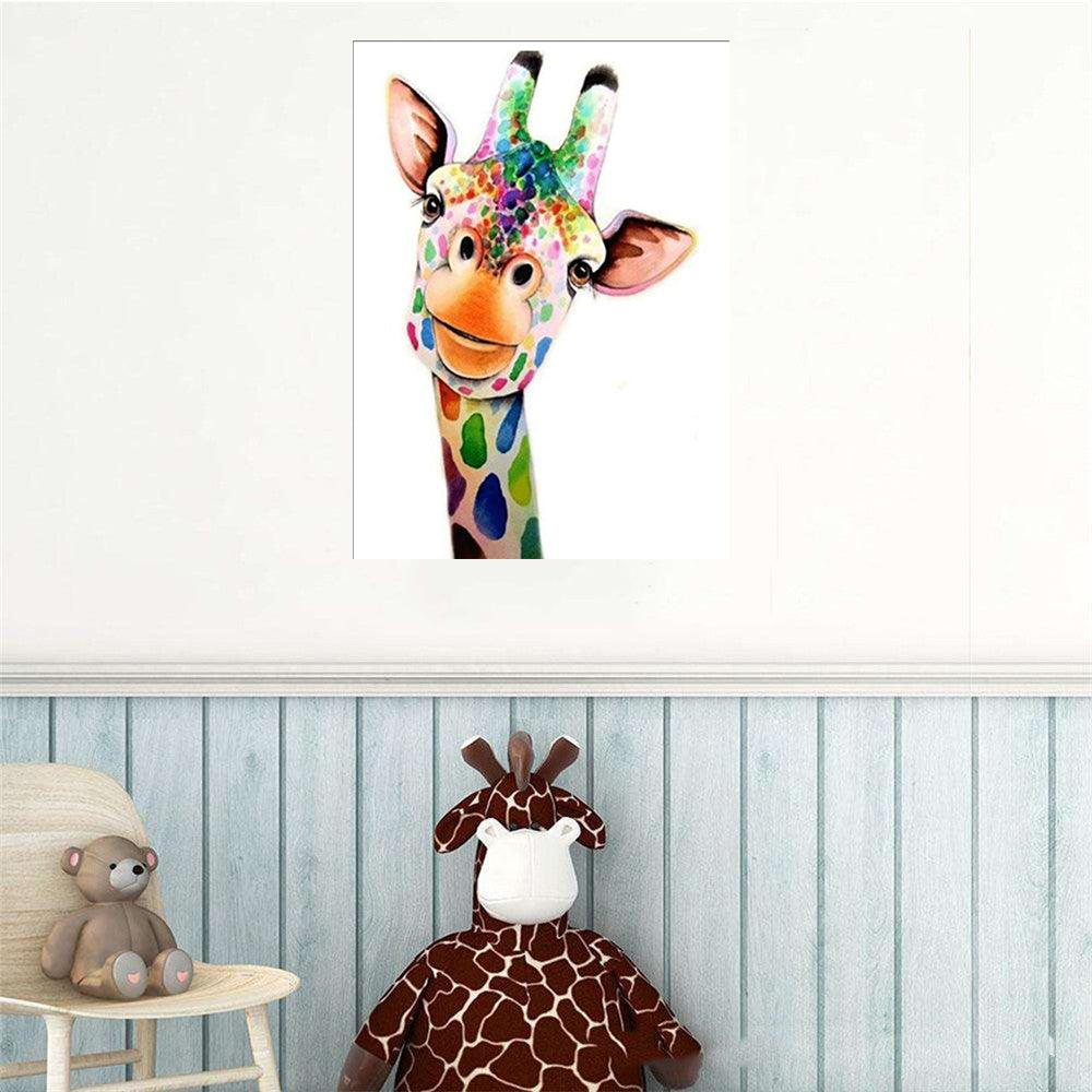 DIY 5D Diamond Painting Animal Giraffe Diamond Embroidery Cross Stitch Full Round Drill Christmas Gift Home Decoration - MRSLM