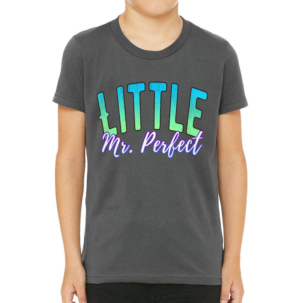 Mr Perfect Kids' T-Shirt - Funny T-Shirt - Cool Design Tee Shirt for Kids - MRSLM