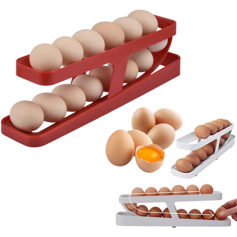 Rolling egg holder dispenser - MRSLM