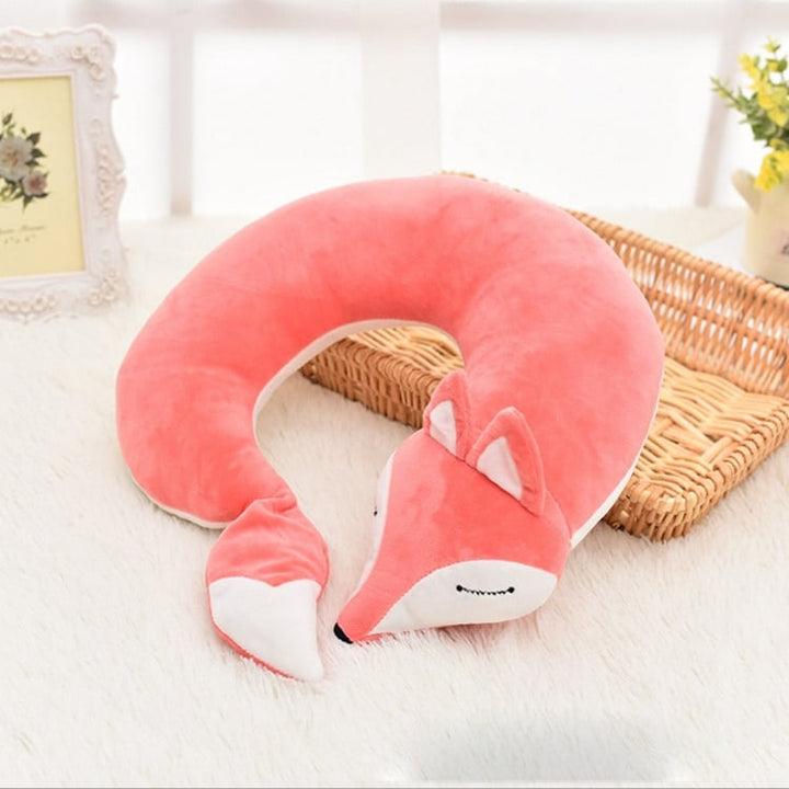 Lovely Fox Shaped Plush Travel Pillows