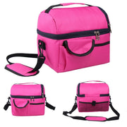 solid color insulated lunch bag with pockets, view 11 - MRSLM