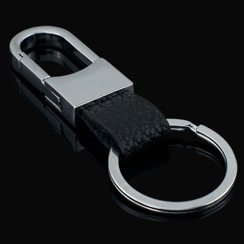 Men's Classic Leather Keychain