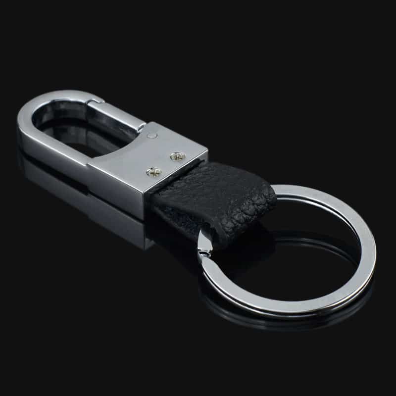 Men's Classic Leather Keychain