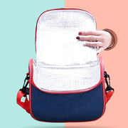 thermal lunch bag with zipper, view 4 - MRSLM