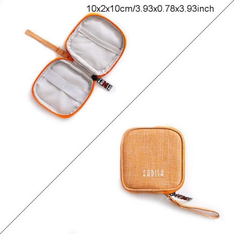 Portable travel gadget storage bag, view 9 - MRSLM