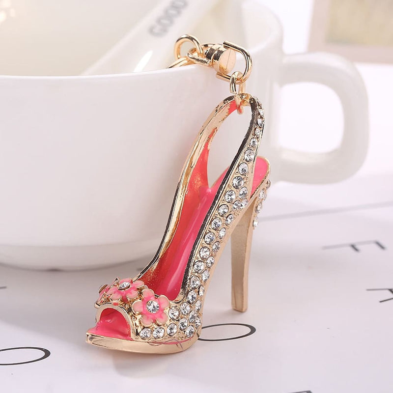 crystal high heel keychain, view 7 - MRSLM