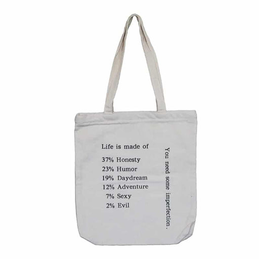 women's printed canvas tote bag - MRSLM
