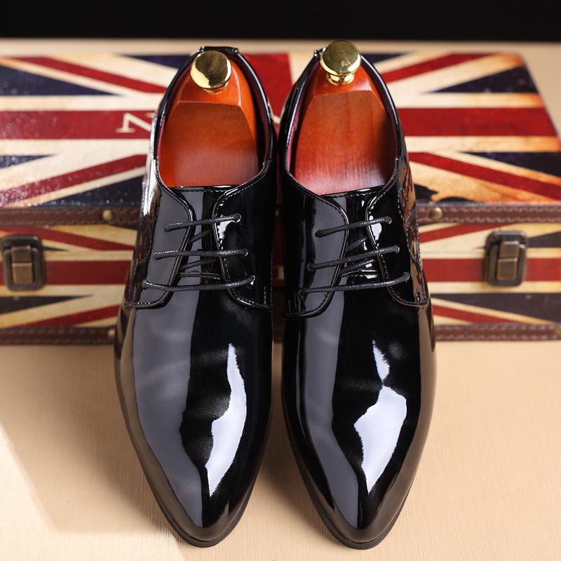 Personality Youth Leather Shoes Trend Wedding Shoes - MRSLM