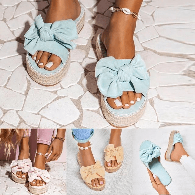 Bow sandals and slippers - MRSLM