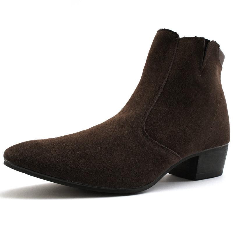 Men's PU leather Martin boots, view 2 - MRSLM