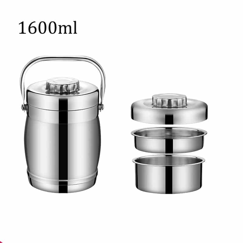 Double Wall Stainless Steel Vacuum Thermo Lunch Box