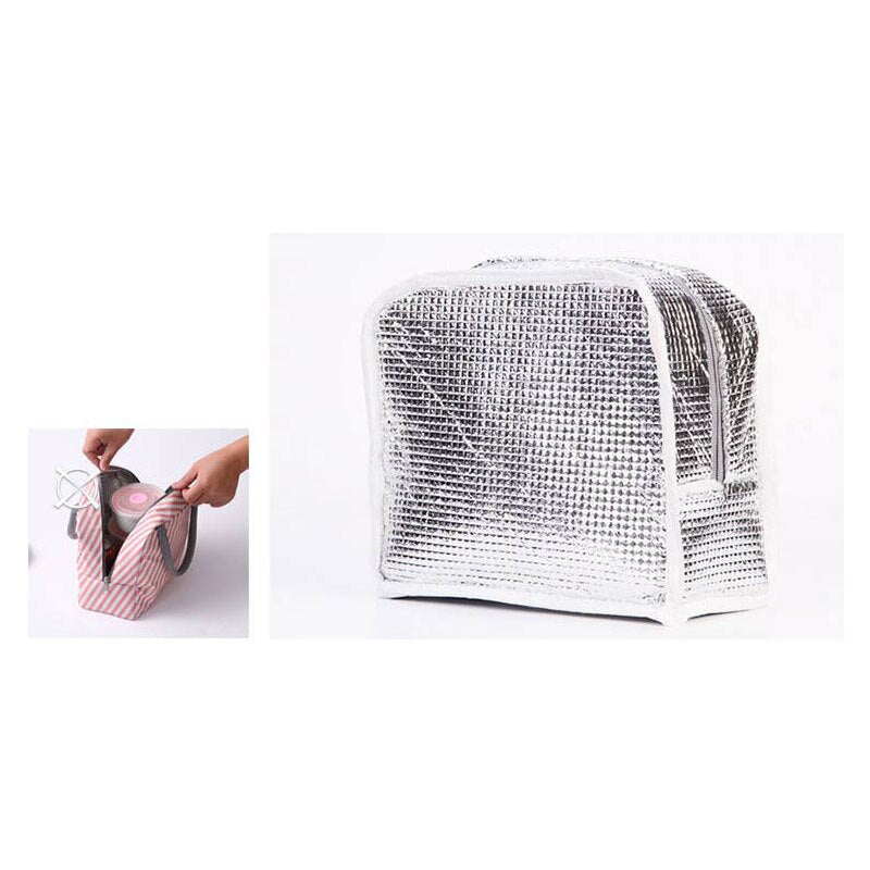 patterned lunch bag with zipper, view 14 - MRSLM