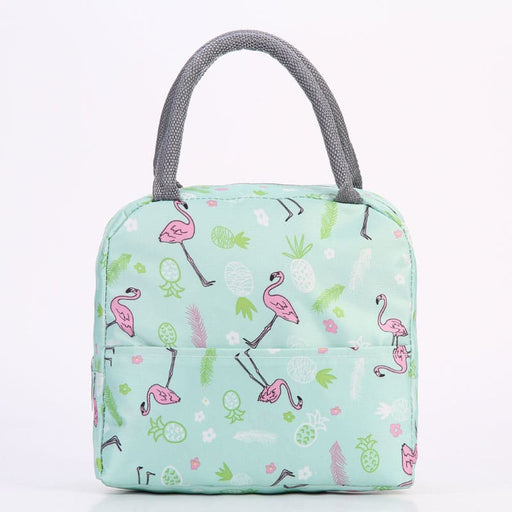 patterned lunch bag with zipper - MRSLM