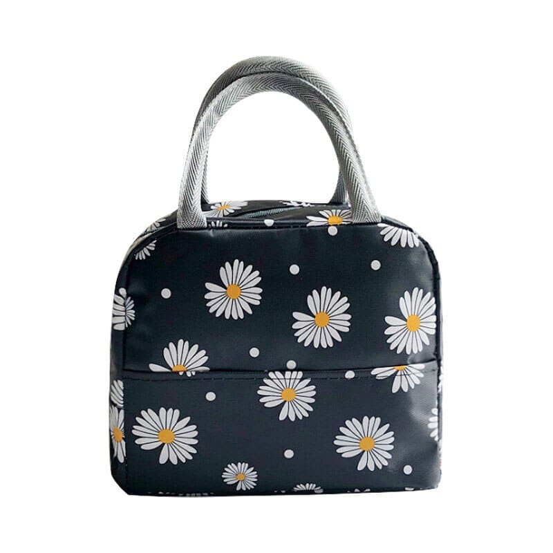 patterned lunch bag with zipper, view 6 - MRSLM