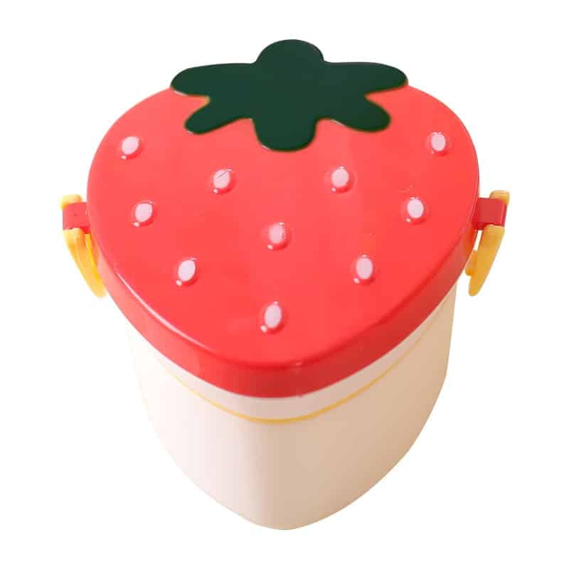 strawberry lunch box, view 4 - MRSLM