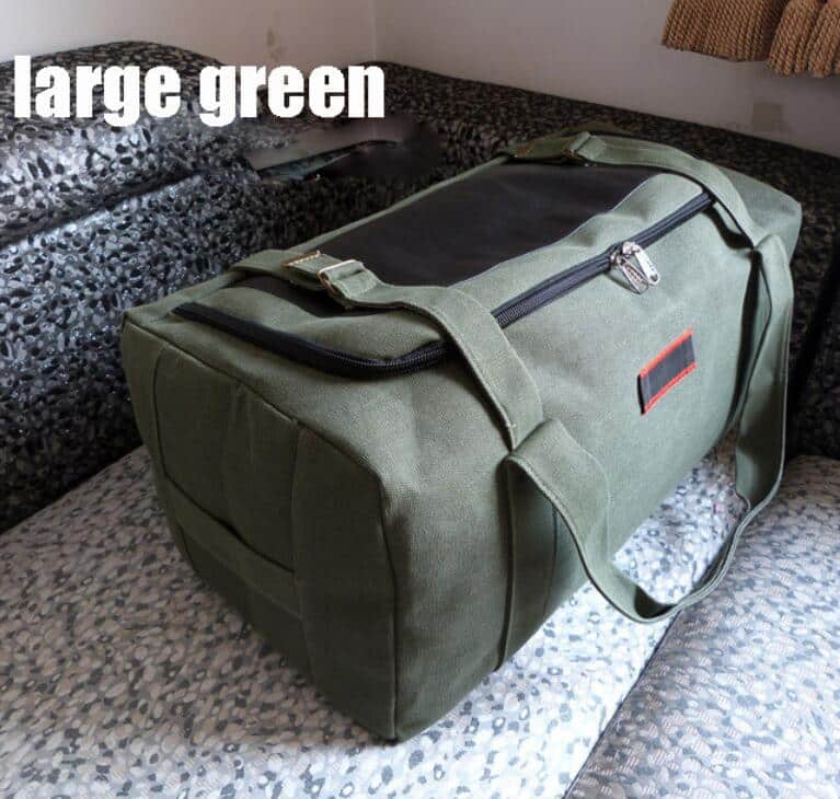 Canvas travel handbag, view 8 - MRSLM