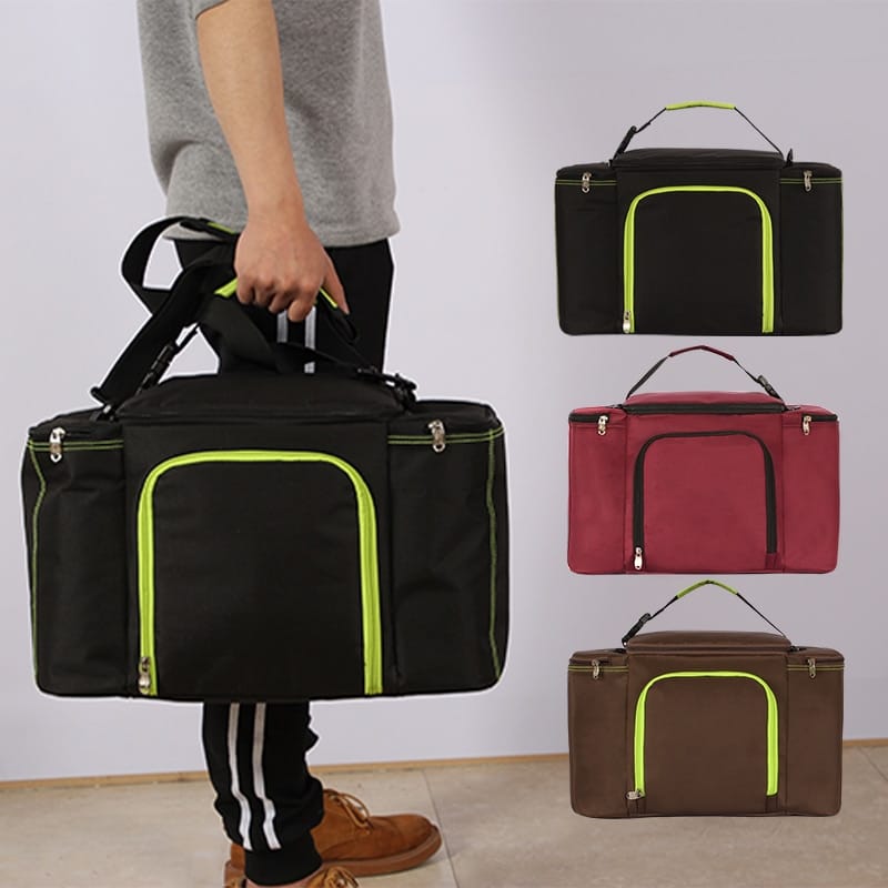 Large 3-Compartments Insulated Lunch Bag