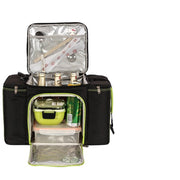 Large 3-compartment insulated lunch bag, view 5 - MRSLM
