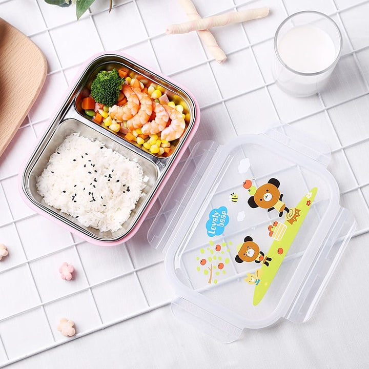 Leakproof Stainless Steel Lunch Box for Kids