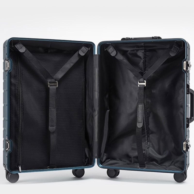 Wheeled Aluminum Travel Suitcase