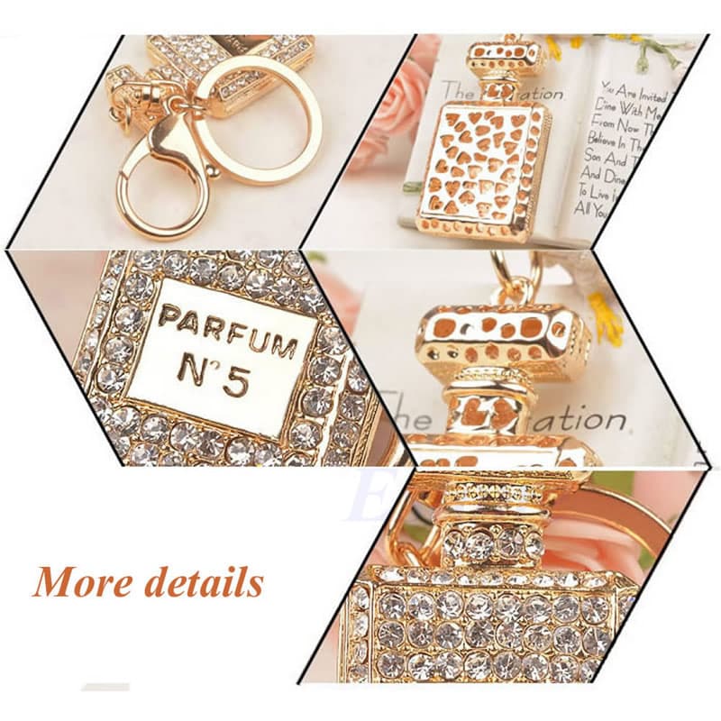 fragrance bottle shaped keychain, view 9 - MRSLM